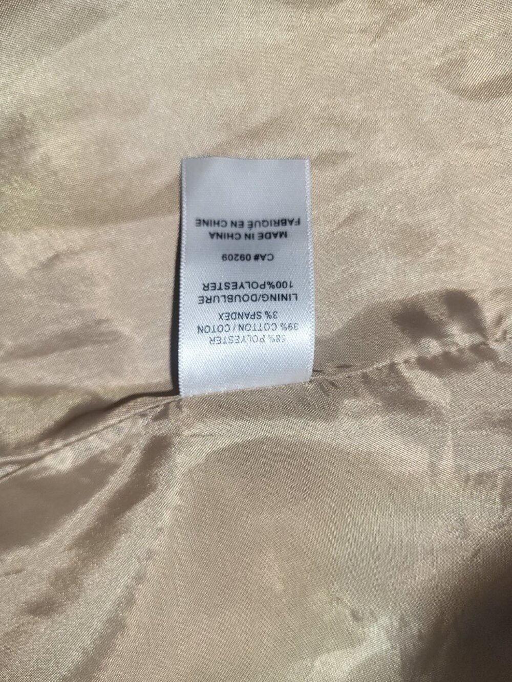 Cleo Petite Women’s Trench Coat Size 4P Beige Double Breasted - Picture 5 of 11